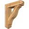 Ekena Millwork Funston Arts and Crafts Rough Sawn Bracket w/ Offset Brace, Western Red Cedar, 8"W x 32"D x 36"H BKT0806X32X36FST03RWR - alternate 1
